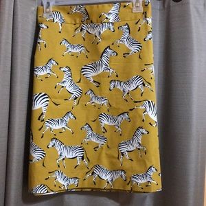 Zebra skirt by AnnTaylor